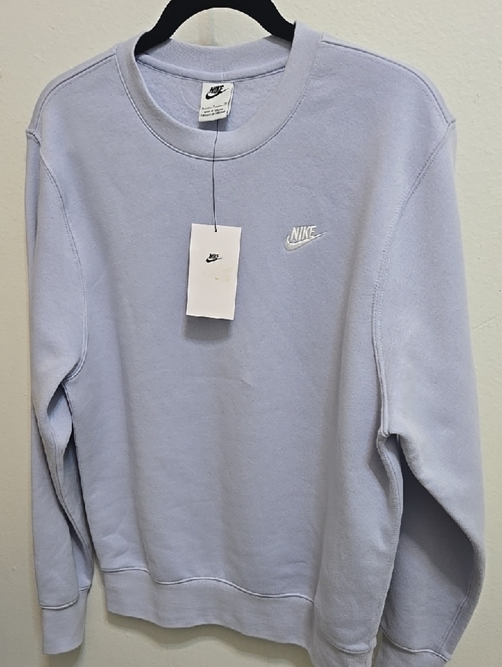 Nike Men’s Crewneck Sweatshirt - Pale Lavender